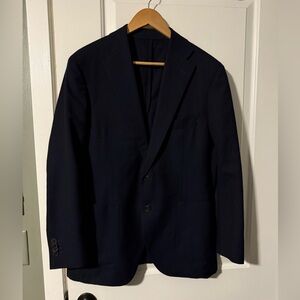 Proper Cloth Bedford Men's Italian (Reda) Wool Navy Blazer